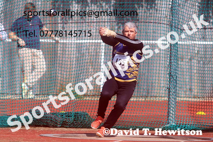 Senior Mens hammer, 2024 Northern Senior and Under-20s Track and Field Champs, Middlesbrough.  Photo: David T. Hewitson/Sports for All Pics